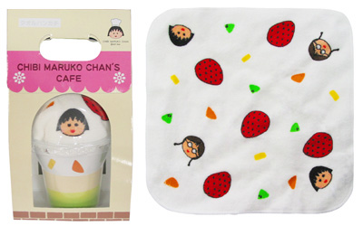 CHIBI MARUKO CHAN'S CAFE シリーズ(フルーツパフェ1P)(ホワイト) 商品画像