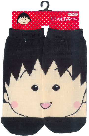 キャラックスちびまる子ちゃん　ビッグフェイス靴下 商品画像