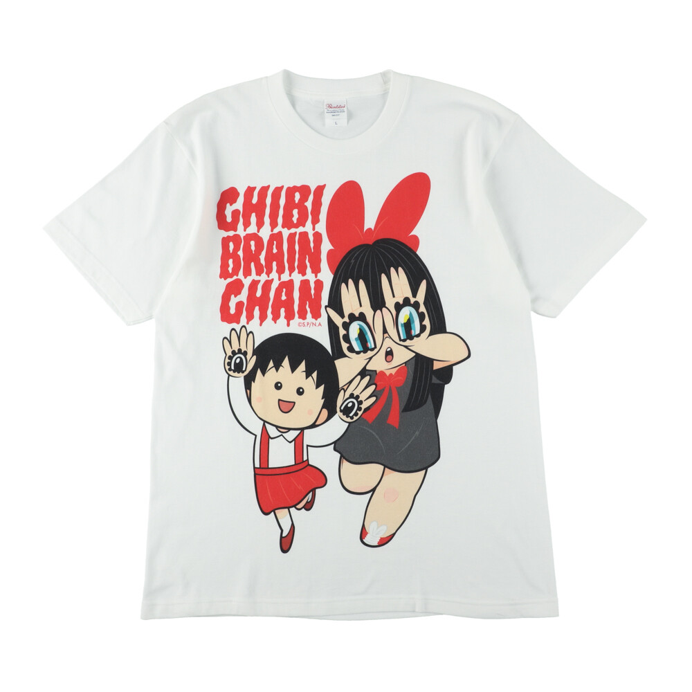 CHIBI BRAIN CHAN T-shirt ホワイト/イエロー/ピンク 商品画像